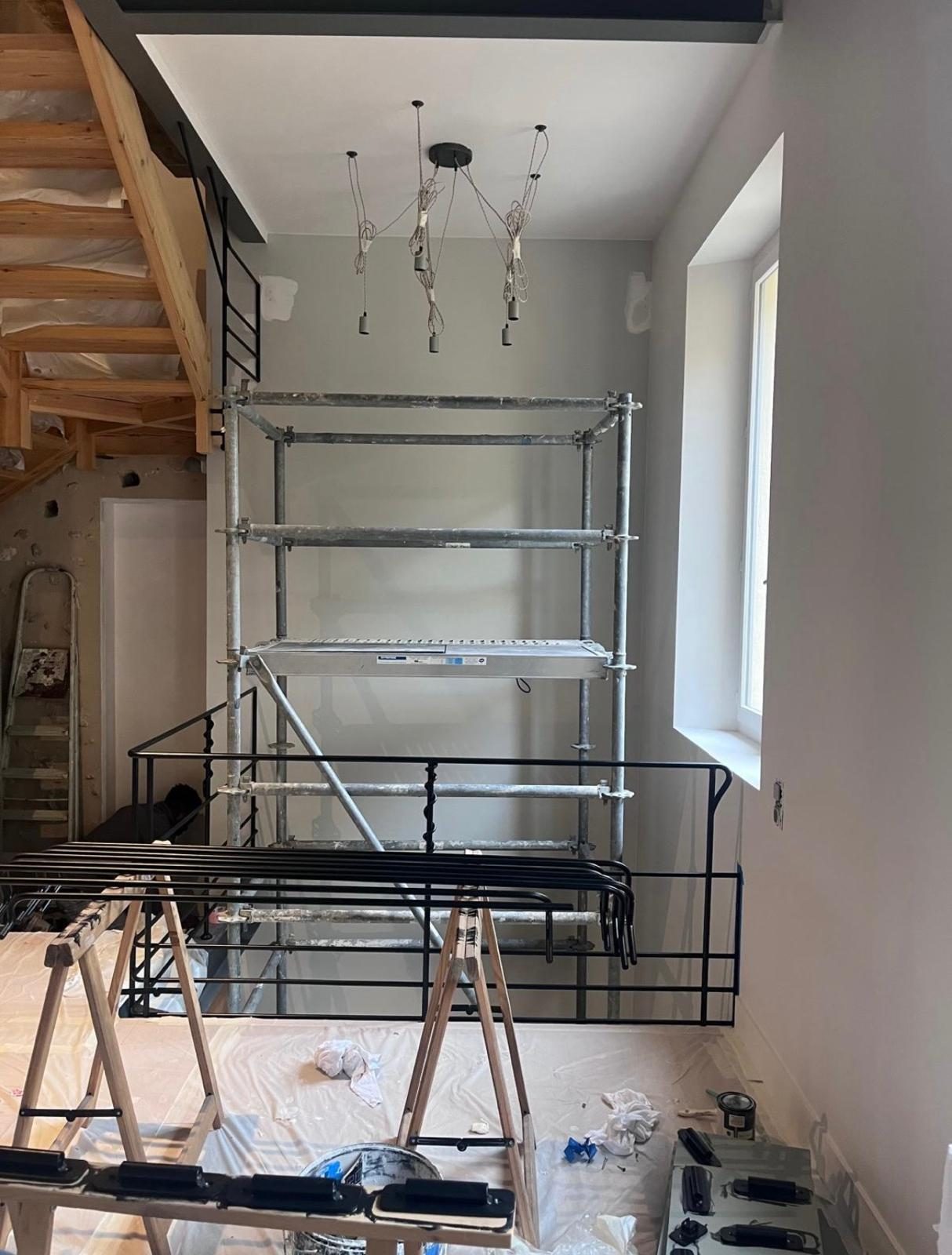 Rénovation intérieure, chantier en cours, Aix-en-Provence